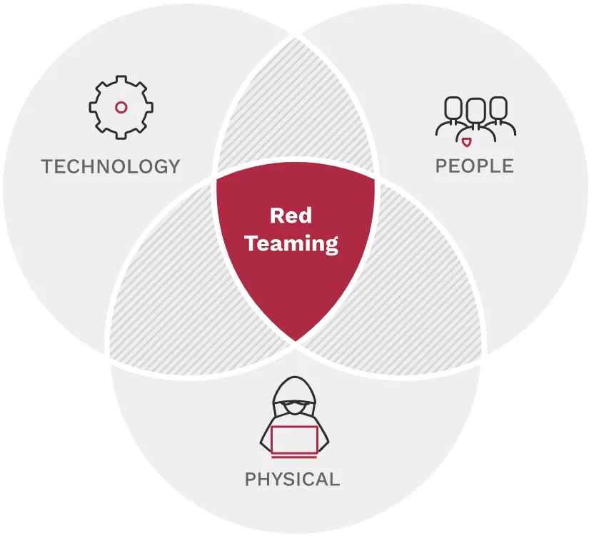 Red Team analysis by trained security and intelligence officers to find and mitigate vulnerabilities